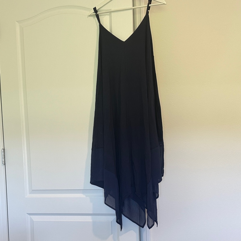Tommy Bahama Navy Asymmetrical Dress